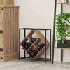 vidaXL Wine Rack Artisan Oak 51 x 18 x 52.5 cm Engineered Wood