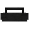 vidaXL Coffee Table Black 80x55x40.5 cm Solid Wood Pine