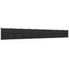 vidaXL Fence Panel Grey 1564x186 cm WPC