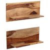 vidaXL Wall Shelves 2 pcs 58x26x20 cm Solid Acacia Wood