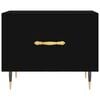 vidaXL Coffee Table Black 50x50x40 cm Engineered Wood