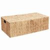 vidaXL Storage Box Brown 75 x 42 x 23 cm Water hyacinth