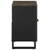 vidaXL Sink Cabinet Black 62x33x58 cm Solid Wood Mango