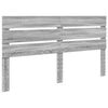 vidaXL Bed Frame Grey Sonoma 160 x 200 cm Solid Pine Wood