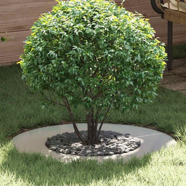 vidaXL suitable for Flat Tree Ring Silver Ø40 / 70 cm Galvanised steel