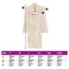vidaXL Bathrobe KINN Cream L Cotton