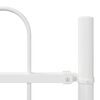 vidaXL Garden Fence 8 pcs White 13.6 x 0.6 m Powder-coated Steel