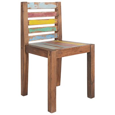 vidaXL Dining Chairs 6 pcs Solid Reclaimed Wood