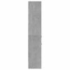vidaXL Book Cabinet Concrete Grey 40x35x180 cm Engineered Wood