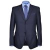 vidaXL Three Piece Men's Business Suit Size 54 Navy Blue