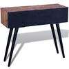 vidaXL Console Table with 3 Drawers Reclaimed Teak Wood