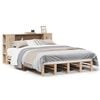 vidaXL Bookcase Bed without Mattress 160x200 cm Solid Wood