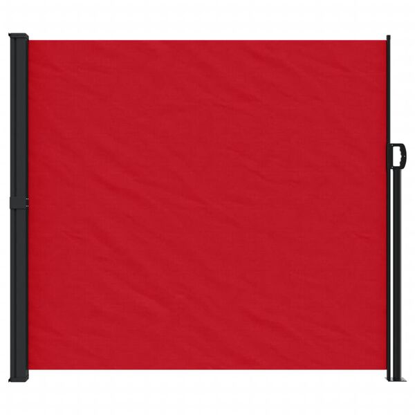 vidaXL Retractable Side Awning Red 180x300 cm