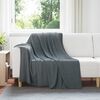 vidaXL Throw Blankets 24 pcs Dark Grey 200 x 150 cm Fleece