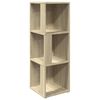 vidaXL Corner Cabinet Sonoma Oak 33x33x100 cm Engineered Wood
