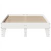 vidaXL Bed Frame without Mattress White 120x200 cm Solid Wood Pine