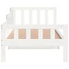 vidaXL Day Bed without Mattress White 80x200 cm Solid Wood Pine