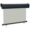 vidaXL Balcony Side Awning 105x250 cm Grey