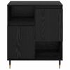 vidaXL Sideboards 3 pcs Black oak 180 x 35 x 70 cm Engineered wood