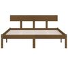 vidaXL Bed Frame without Mattress Honey Brown Solid Wood 120x200 cm