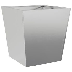 vidaXL Garden Planter 40x40x40 cm Galvanised Steel