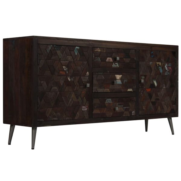 vidaXL Sideboard Solid Reclaimed Wood 160x40x80 cm