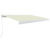 vidaXL Manual Cassette Awning 400x300 cm Cream