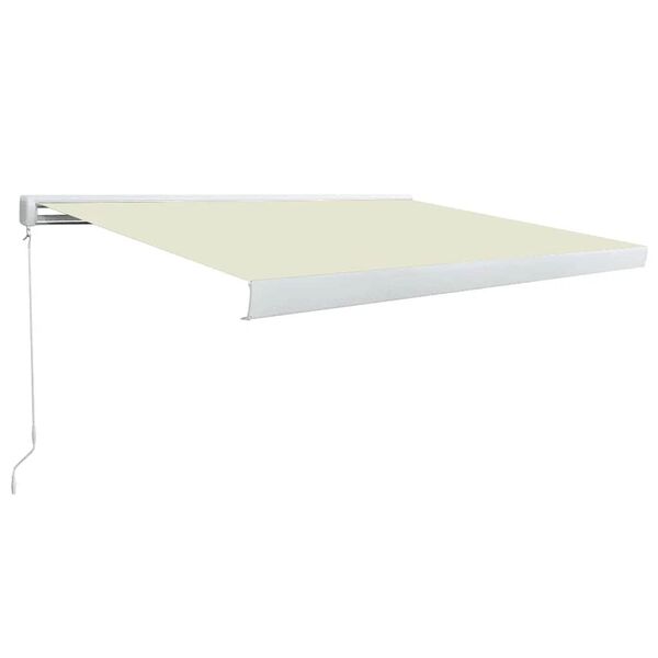vidaXL Manual Cassette Awning 400x300 cm Cream