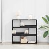 vidaXL Book Shelf Black Oak 100 x 33 x 94.5 cm Engineered Wood