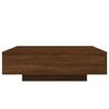 vidaXL Coffee Table Brown Oak 100x100x31 cm Engineered Wood