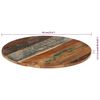 vidaXL Round Table Top 60 cm 15-16 mm Solid Reclaimed Wood