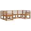 vidaXL Outdoor Sofa Set Natural Solid Acacia Wood