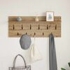 vidaXL Wall-Mounted Coat Rack with Shelf Artisan Oak 100 x 40 x 12 cm