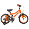 vidaXL Kids Bike 12 Inches for 2-4 Years Old Orange