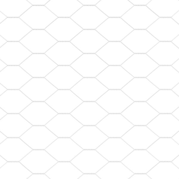 vidaXL Hexagon Fence Silver 5000 x 0.05 x 80 cm Galvanised steel