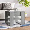 vidaXL Coffee Table Grey Sonoma 55.5x55x45 cm Engineered Wood