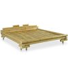 vidaXL Bed Frame without Mattress Bamboo 180x200 cm Super King