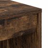 vidaXL Desk Smoked Oak 70 x 50 x 76 cm