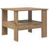 vidaXL Coffee Table Artisan Oak 57 x 55 x 45 cm Engineered Wood
