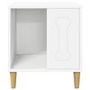 vidaXL Dog House White 44 x 42 x 49 cm Engineered Wood