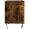 vidaXL Bedside Cabinets 2 pcs Smoked Oak 40x35x50 cm Engineered Wood