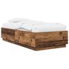 vidaXL Bed Frame Old Wood 80 x 200 cm Engineered Wood