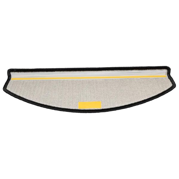 vidaXL Stair Mats 30 pcs 65x24x4 cm Anthracite Half Round Large