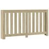 vidaXL Radiator Cover Sonoma Oak 149 x 20 x 82 cm Engineered Wood