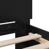 vidaXL Bed Frame with Headboard Black Oak 90 x 190 cm Engineered Wood