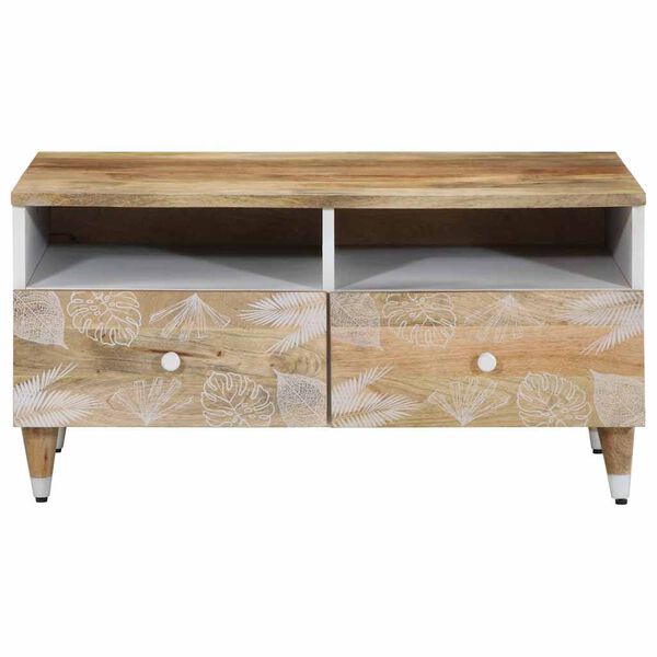 vidaXL Coffee Table 80x54x40 cm Solid Wood Mango