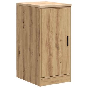 vidaXL Garage Storage Cabinet Artisan Oak 40x51x85 cm Solid Wood Pine