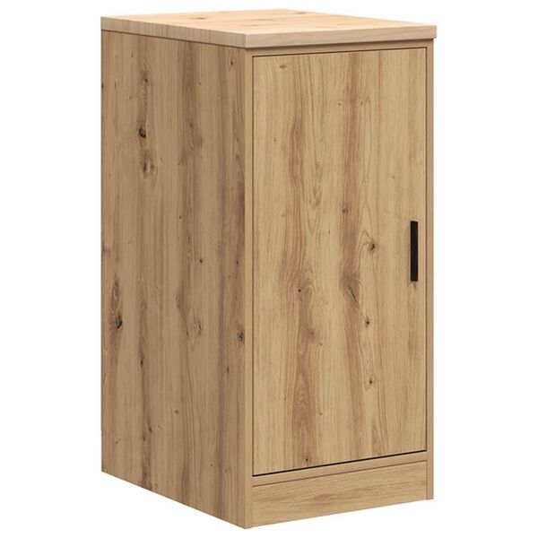 vidaXL Garage Storage Cabinet Artisan Oak 40x51x85 cm Solid Wood Pine