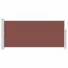 vidaXL Retractable Side Awning 140 x 300 cm Brown