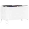 vidaXL Record Cabinet White 74.5x38x48 cm Engineered Wood